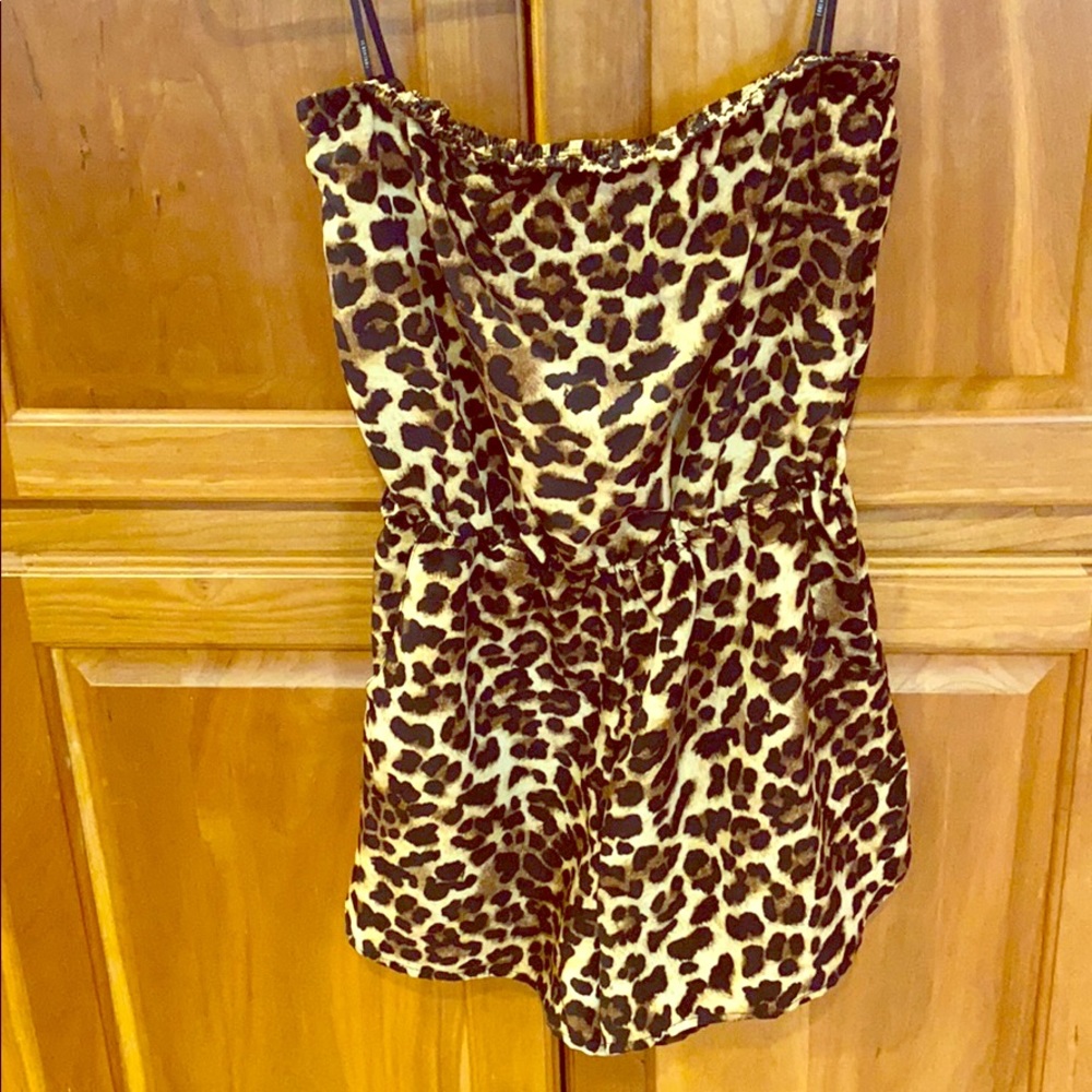 Women’s Leopard Romper S